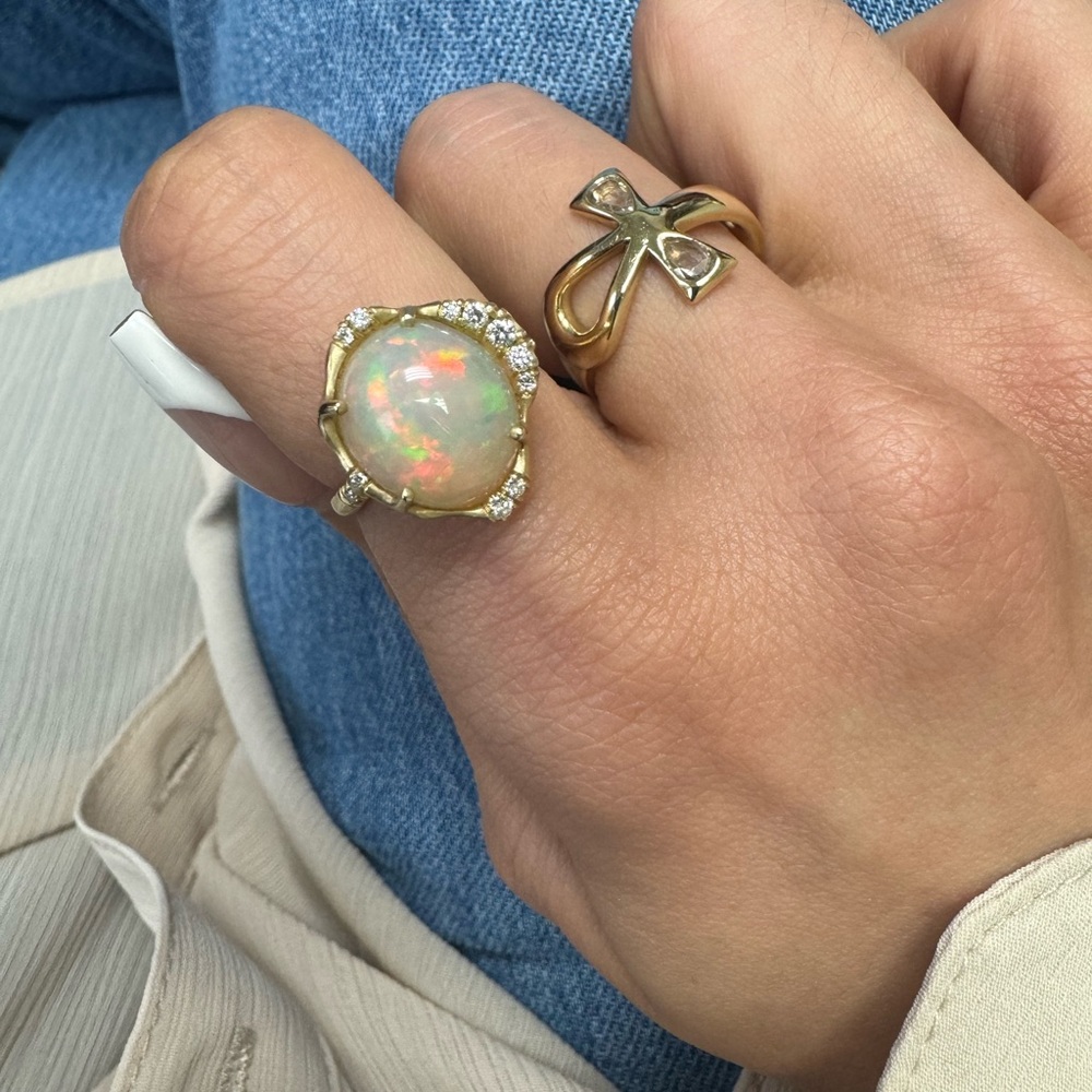 🚫SOLD🚫SIRCIAM STARDUST OPAL RING - Picture 12 of 13